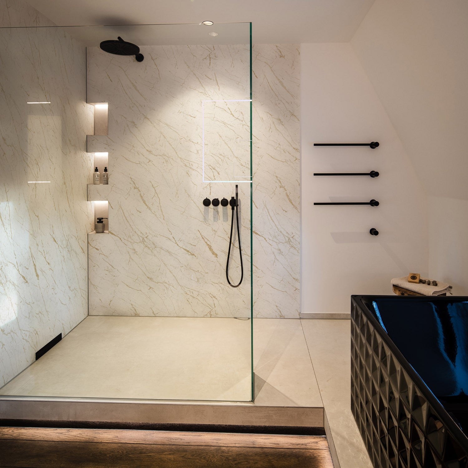 3D cladding Calacatta Marble Glossy