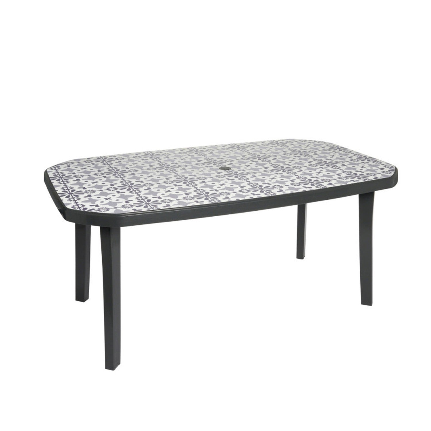 Paris resin garden table, 165 x 100 cm