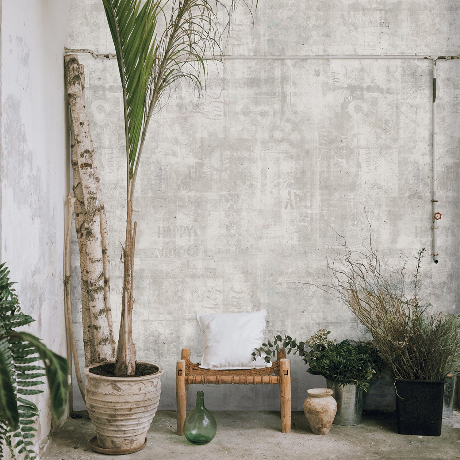 Element 3D Concrete graphic wall covering