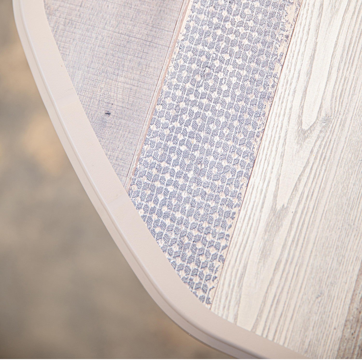 Mesa de jardín rectangular Patchwork clara 165 x 100 cm