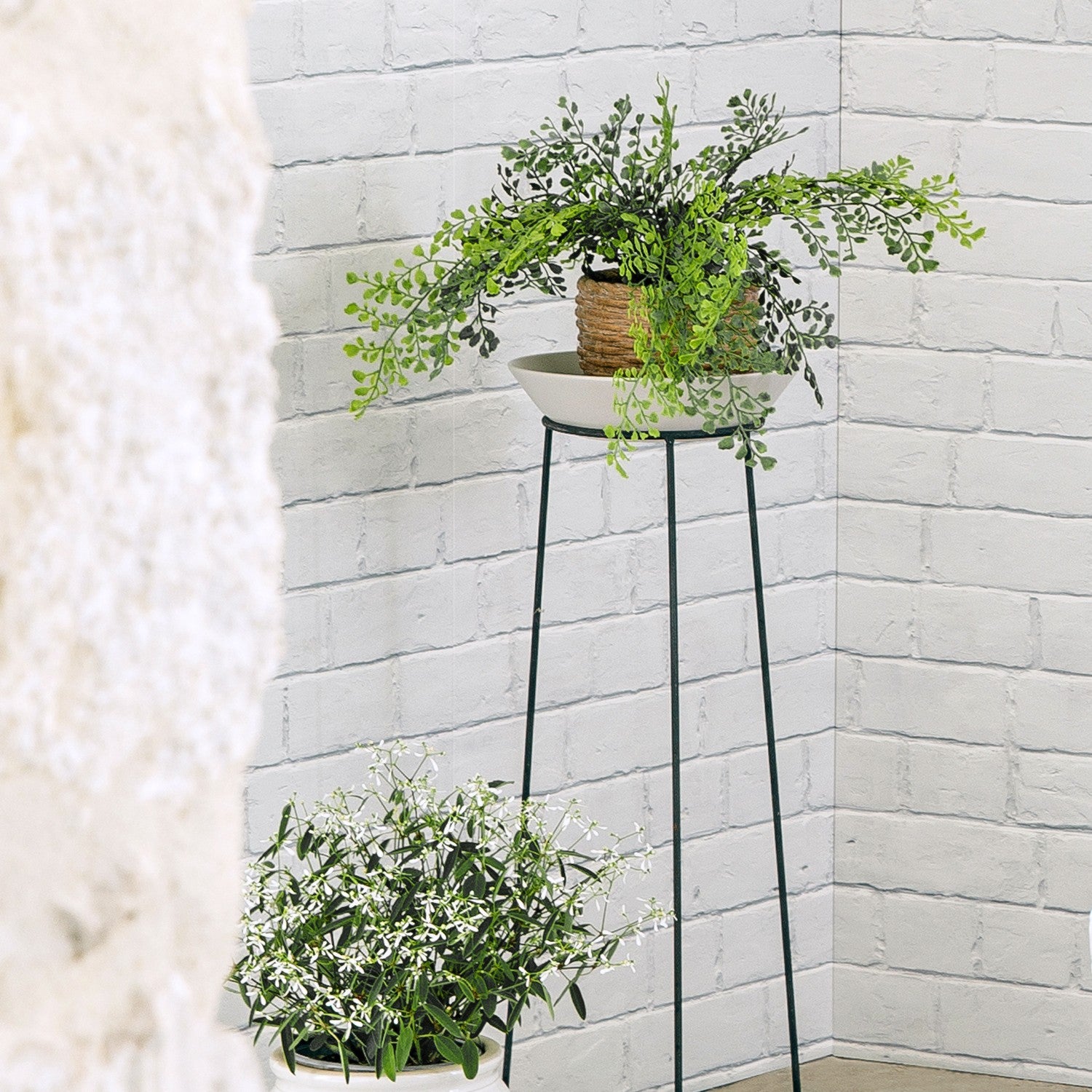 Revestimiento Element 3D ladrillo blanco - grisáceo