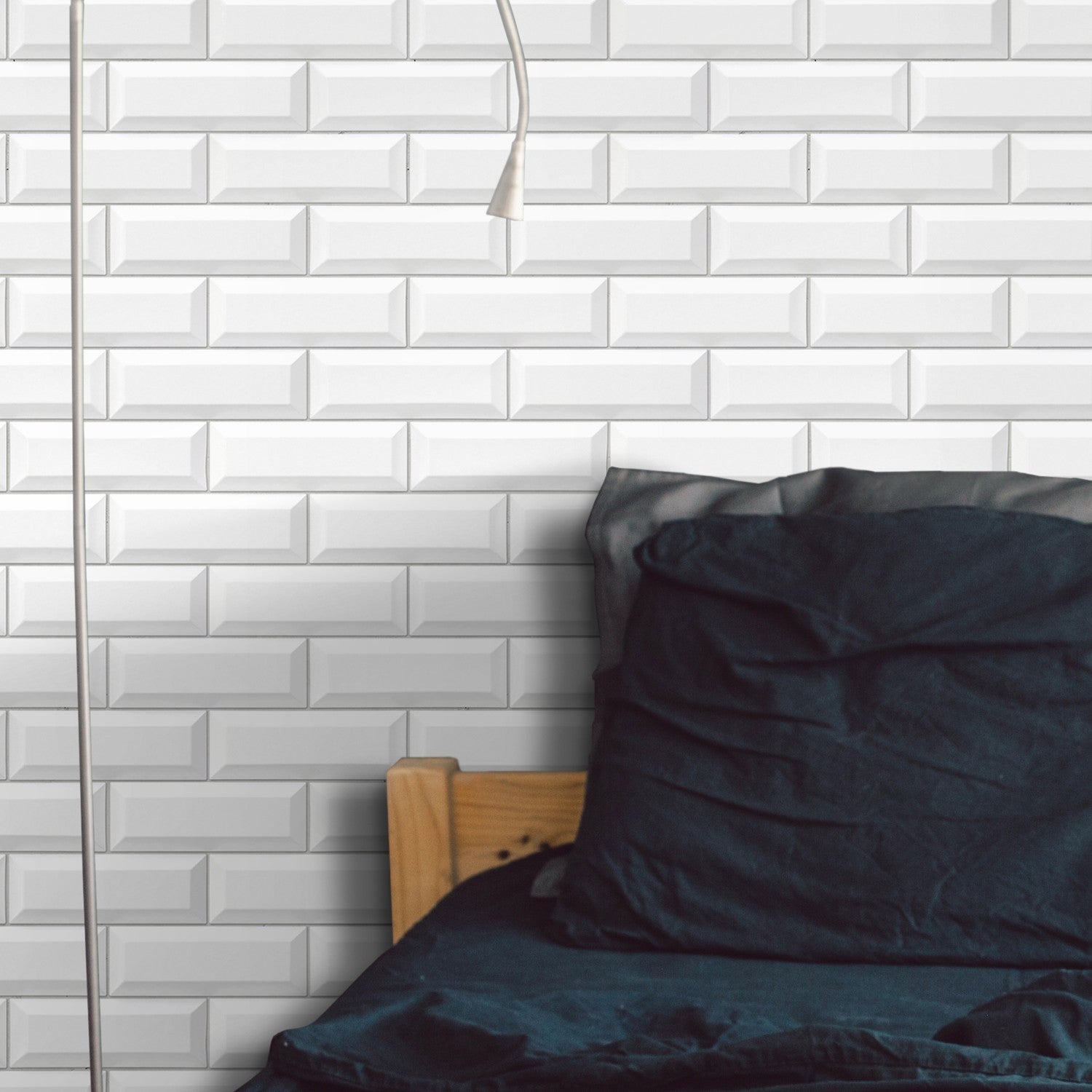 Revestimiento Element 3D Metro white tile