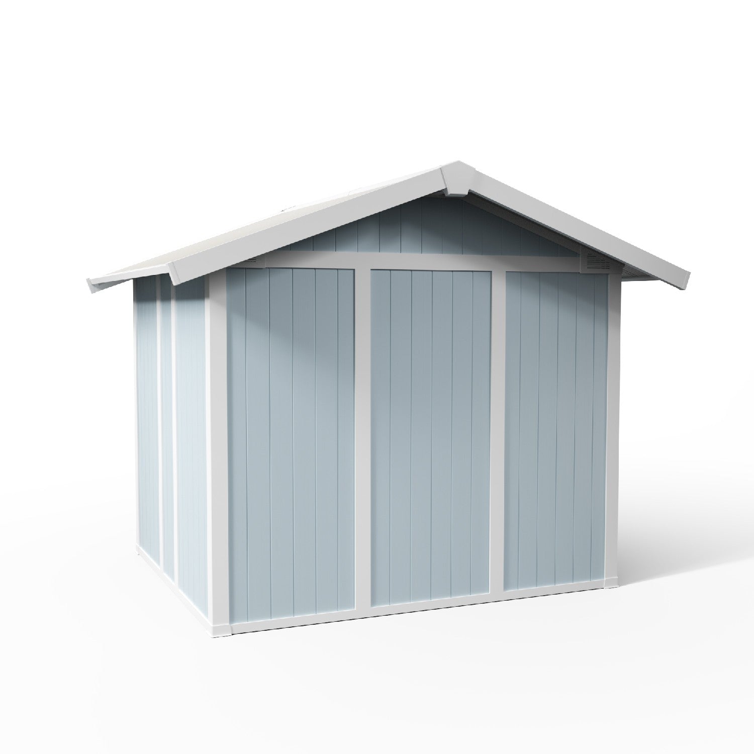 Caseta de jardín 4,9 m² gris azulado Utility