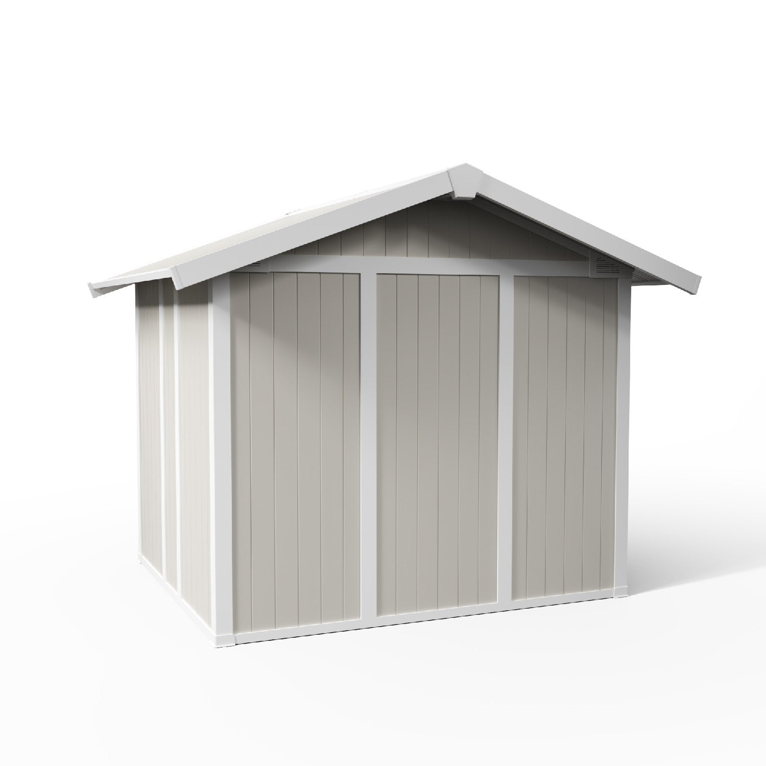 Caseta de jardín 4,9 m² gris verdoso Utility