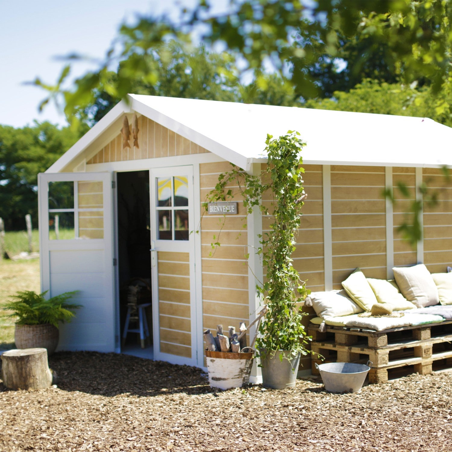 Caseta de jardín de 11 m² Sherwood Déco