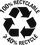 100 % reciclable y 40 % reciclado.