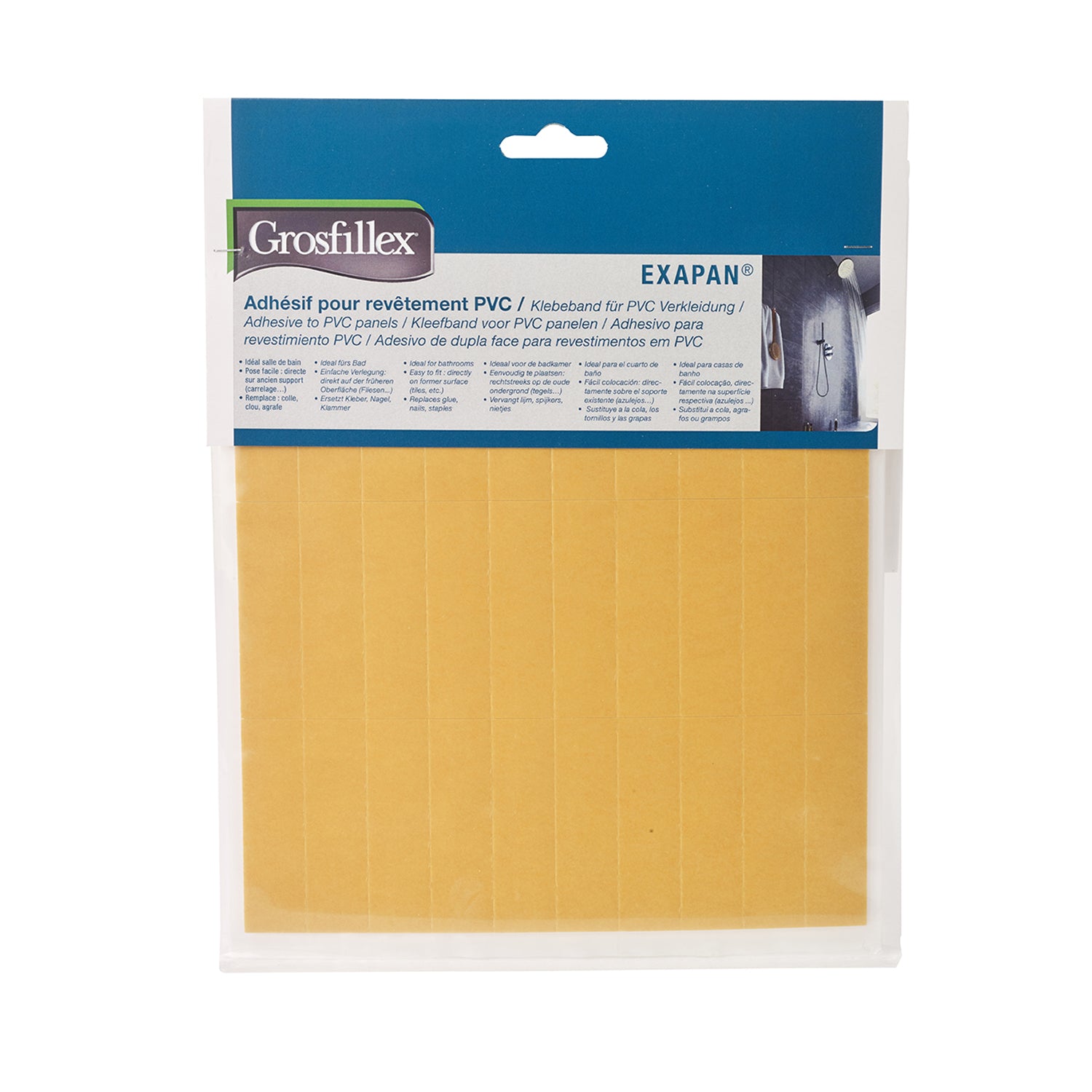 Adhesivo de doble cara Exapan - revestimiento mural