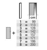 Extensión de puerta acordeón Axia