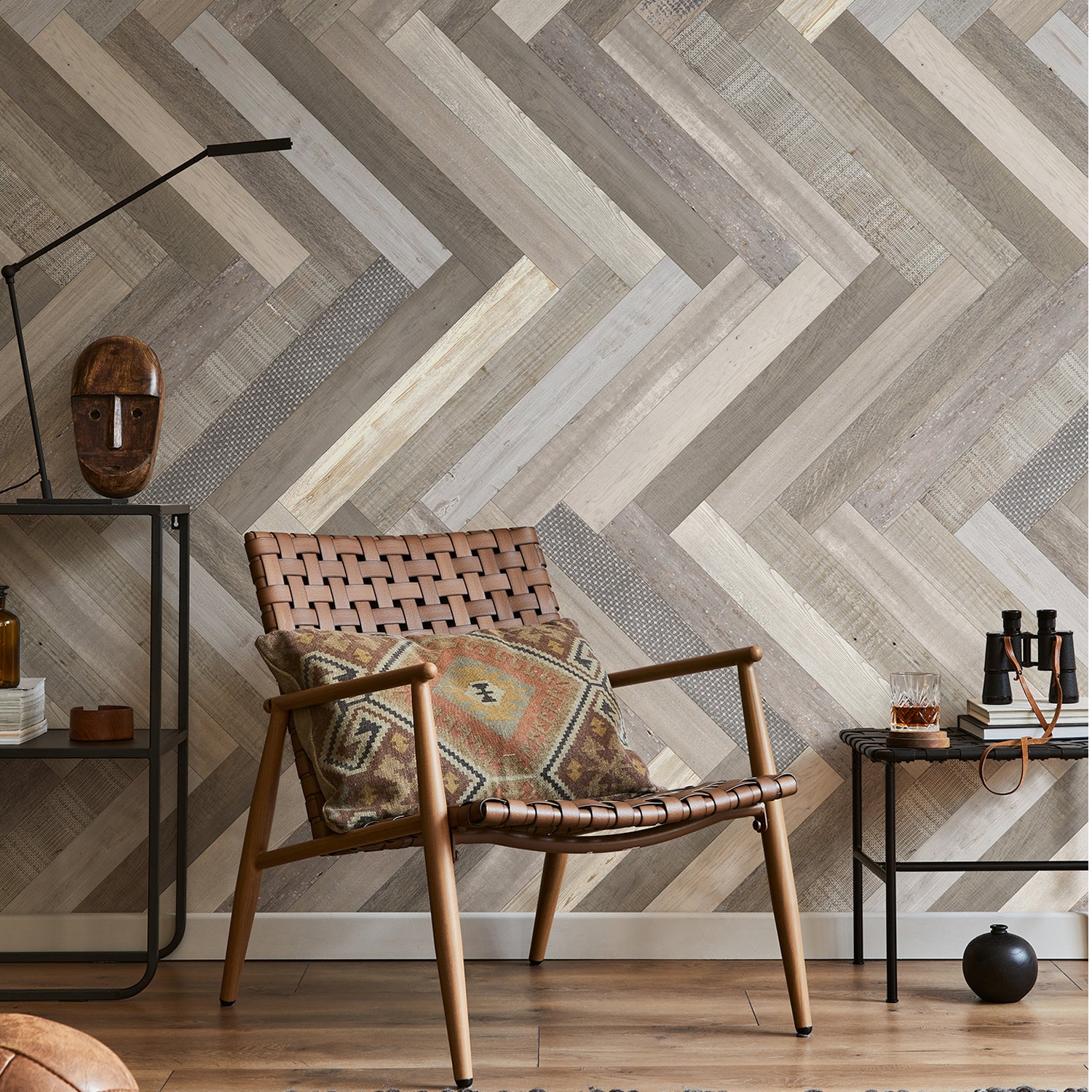 Revestimiento Element 3D Chevrons Patchwork V